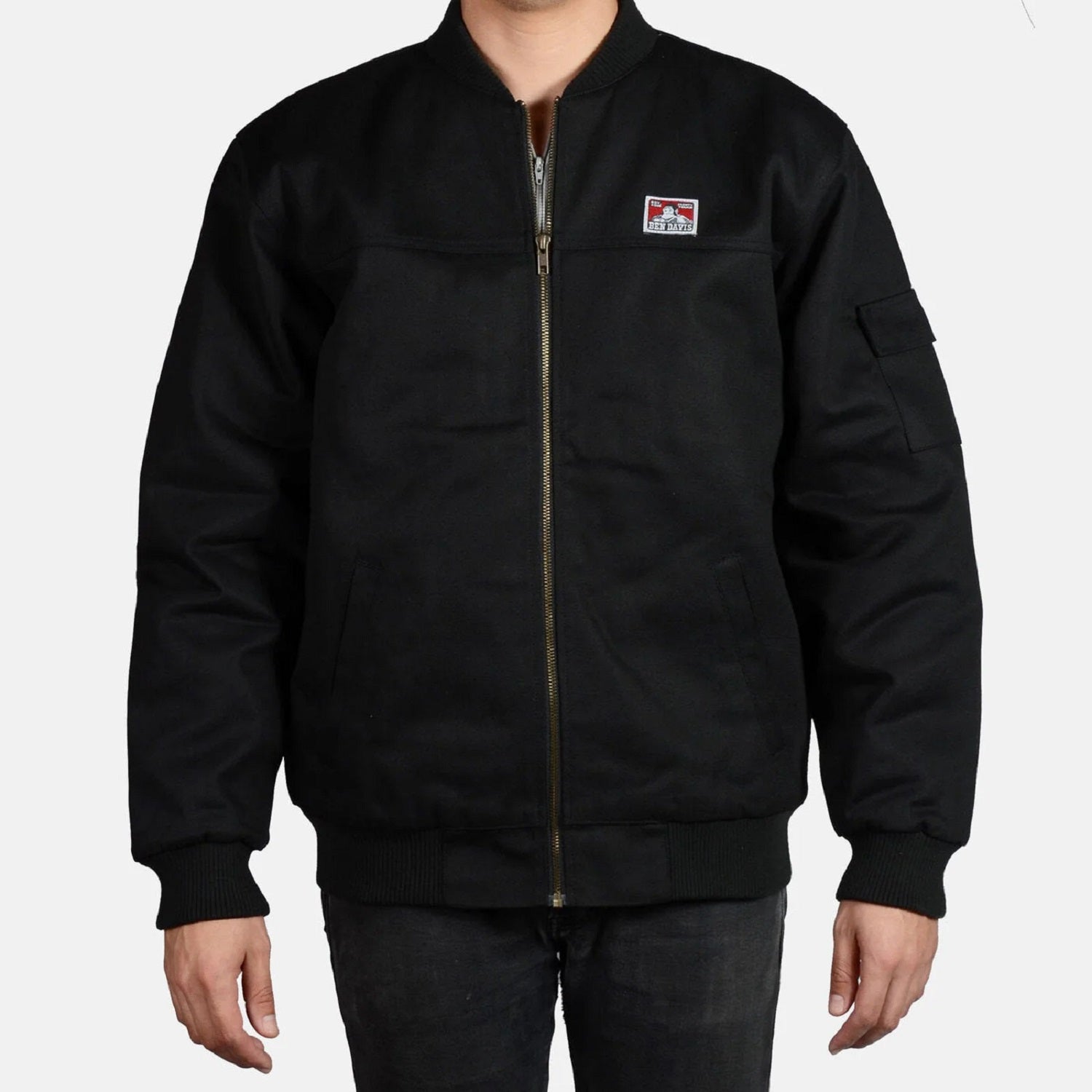 Ben Davis Men's Lined Bomber Jacket - Work World - Workwear, Work Boots, Safety Gear