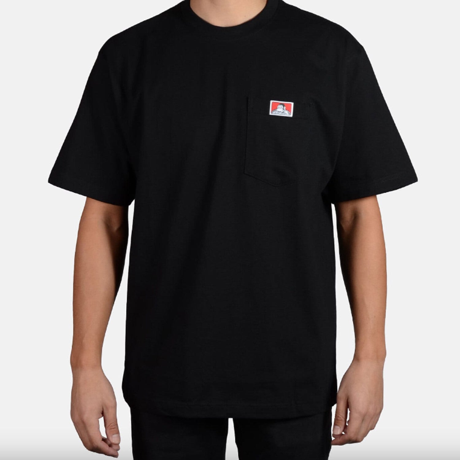 Ben Davis Men's Heavy Duty Short Sleeve Pocket T-Shirt_Black - Work World - Workwear, Work Boots, Safety Gear