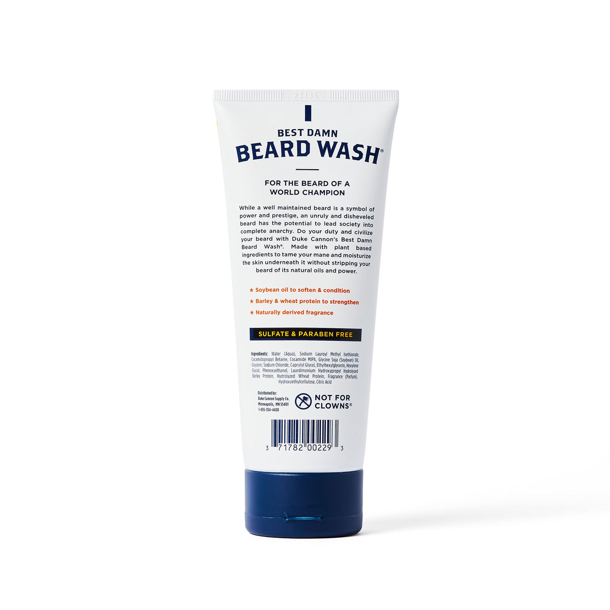 Duke Cannon Best Damn Beard Wash Toiletries Duke Cannon