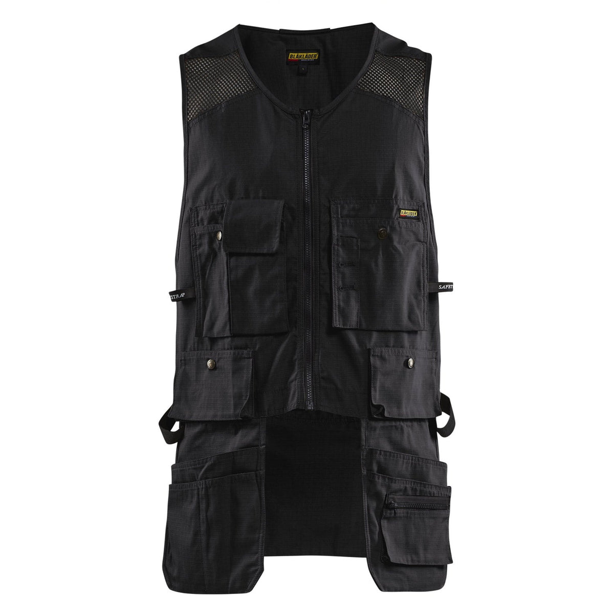 Blaklader Men's Ripstop Kangaroo Mesh Vest Vests Blaklader Black 2XL Reg
