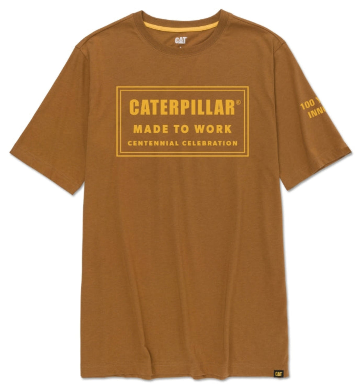 CAT Men&#39;s Made To Work Centennial Graphic Short Sleeve T-Shirt - Work World - Workwear, Work Boots, Safety Gear