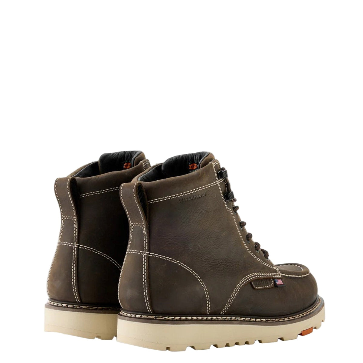 BRUNT Men's Marin USA Welted 6" Waterproof Comp Toe Work Boot Work Boots BRUNT