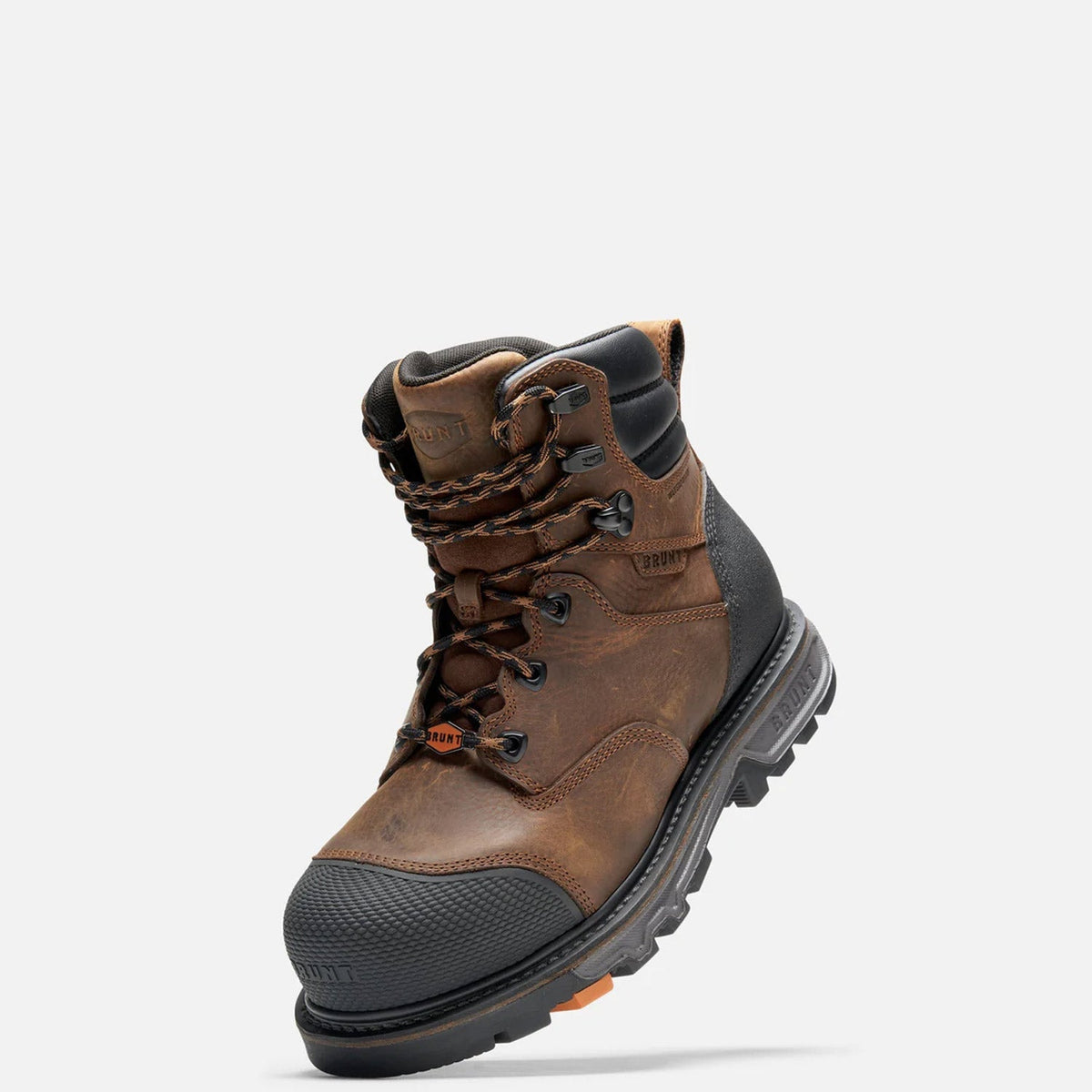 BRUNT Men's The Mulder Welted 6" Waterproof EH Comp Toe Work Boot Work Boots BRUNT
