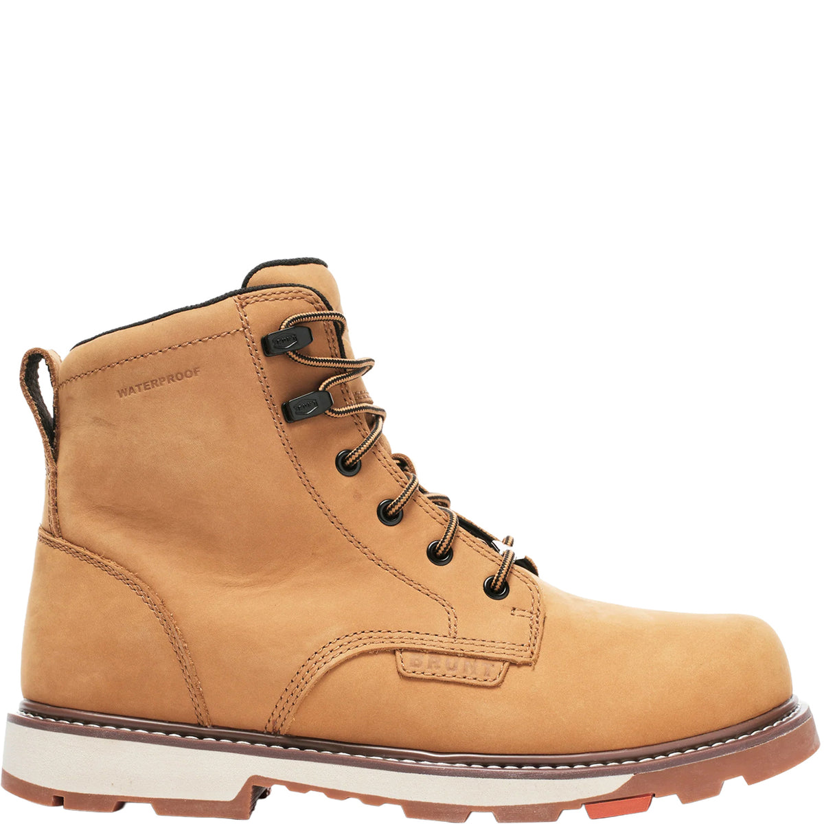 BRUNT Men's The Sullivan 6" Waterproof Soft Toe Work Boot Work Boots BRUNT Wheat 10 D/2E