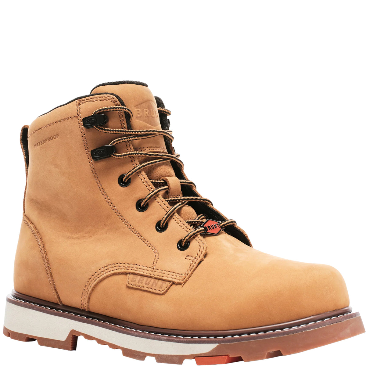 BRUNT Men's The Sullivan 6" Waterproof Soft Toe Work Boot Work Boots BRUNT