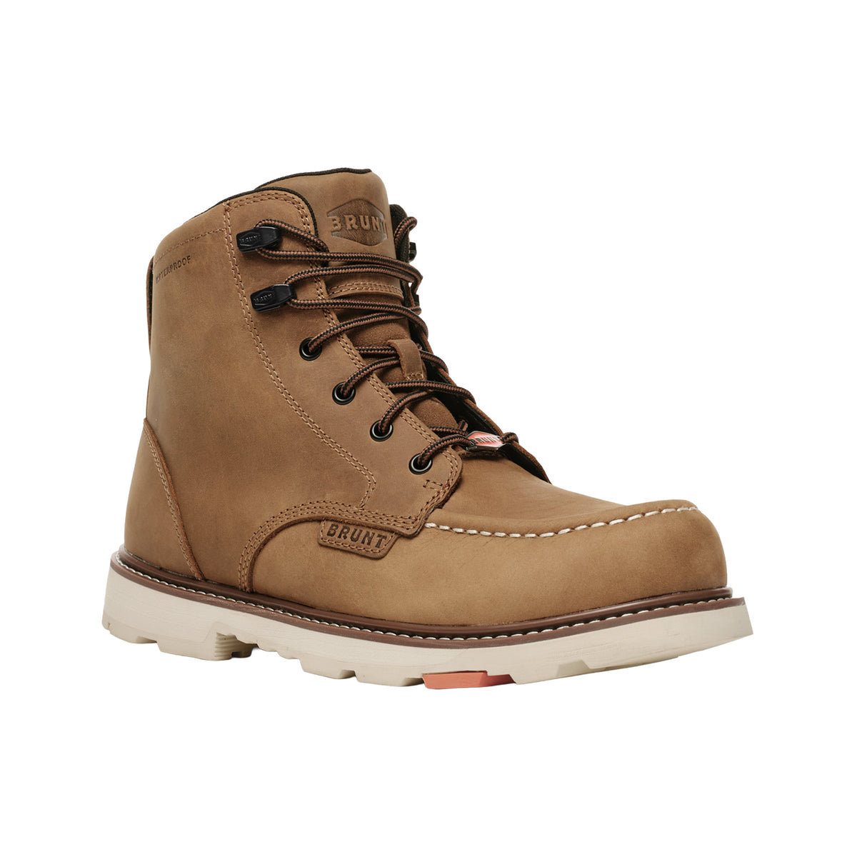BRUNT Men's The Marin 90° Heel Waterproof Comp Toe Work Boot
