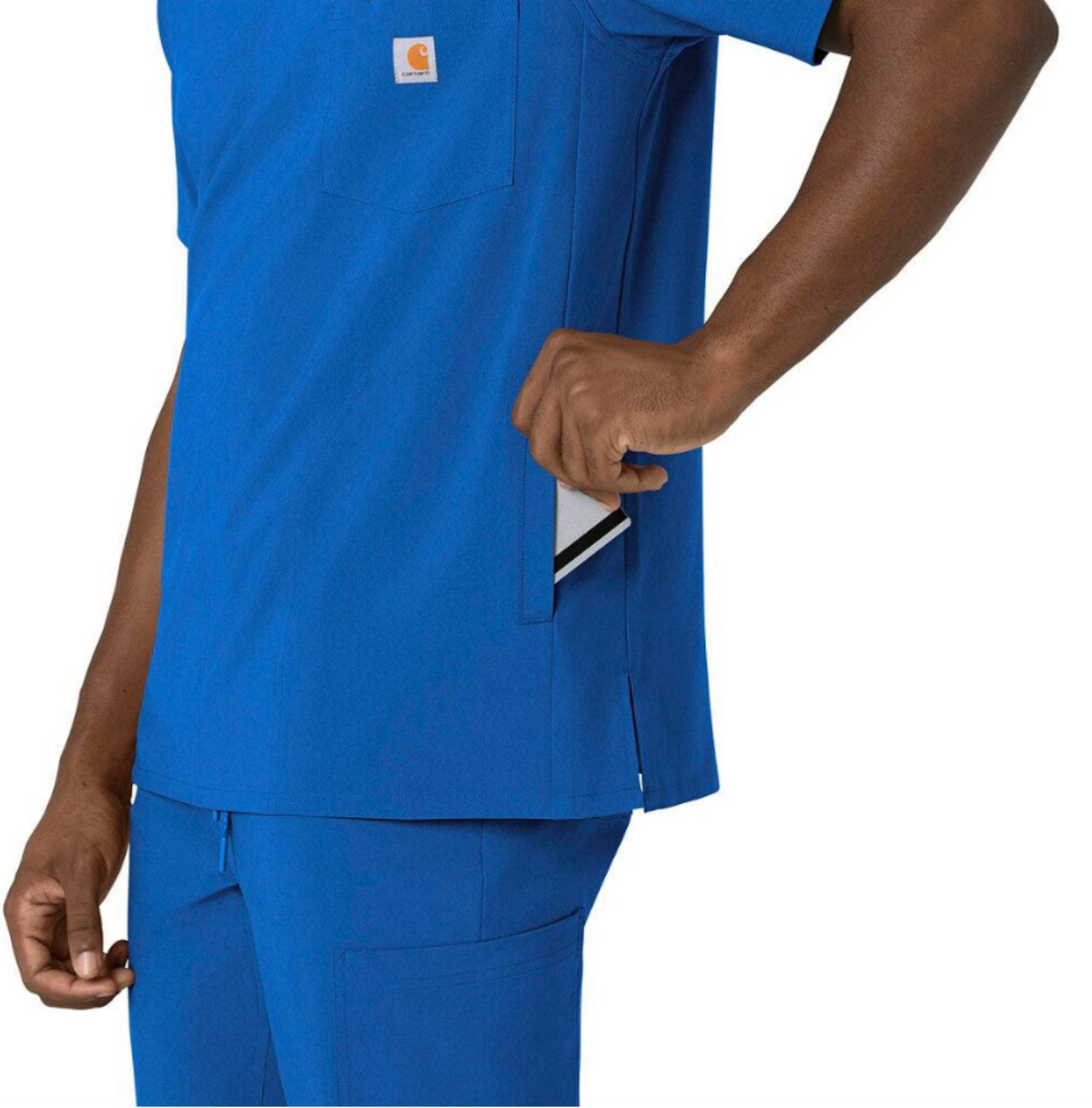 Carhartt Men&#39;s Force Cross Flex V-Neck Scrub Top - Work World - Workwear, Work Boots, Safety Gear