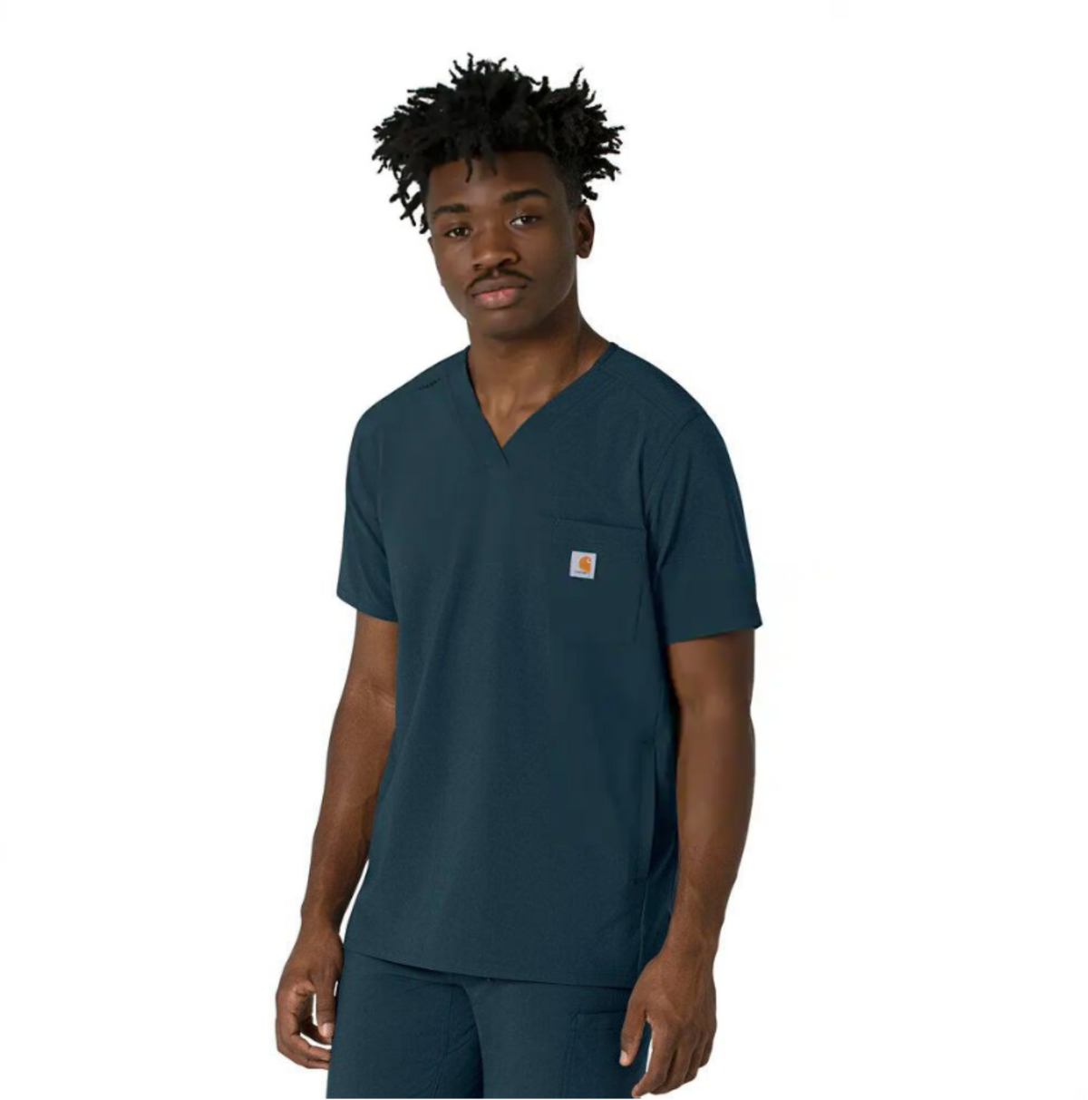 Carhartt Men&#39;s Force Cross Flex V-Neck Scrub Top - Work World - Workwear, Work Boots, Safety Gear