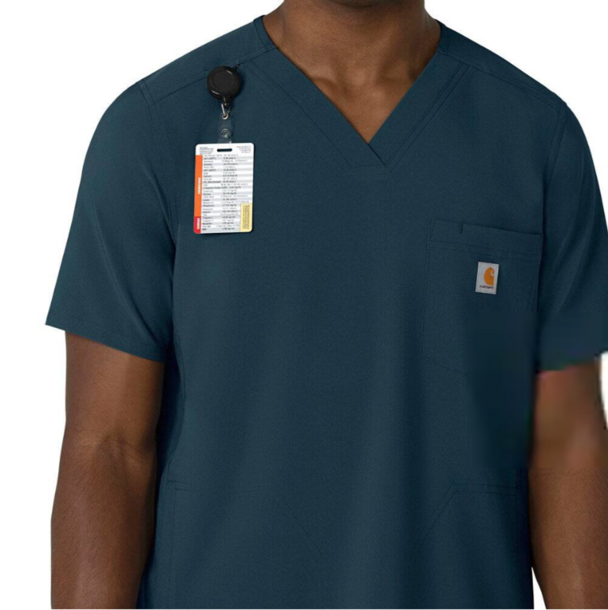 Carhartt Men&#39;s Force Cross Flex V-Neck Scrub Top - Work World - Workwear, Work Boots, Safety Gear