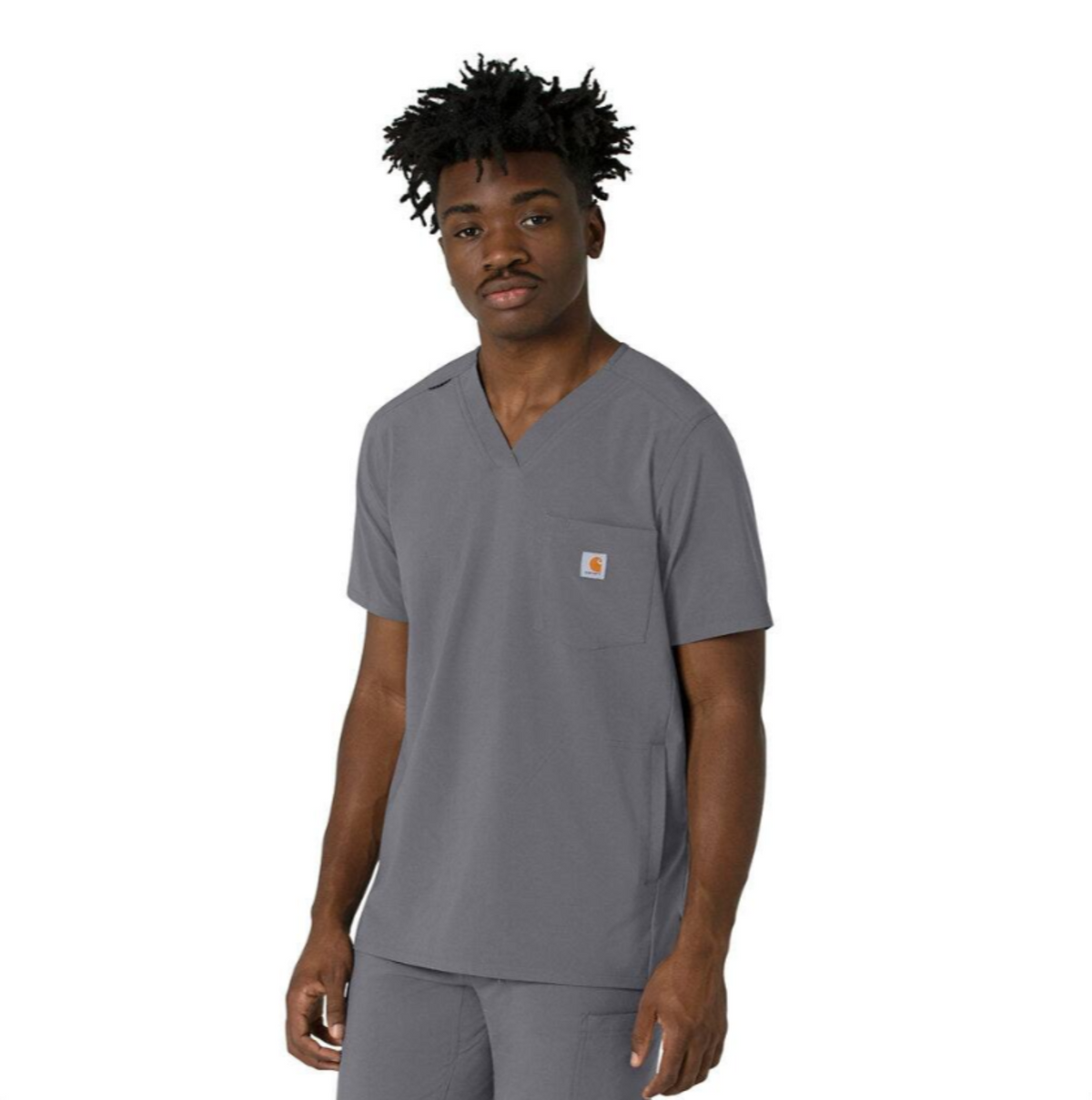 Carhartt Men&#39;s Force Cross Flex V-Neck Scrub Top - Work World - Workwear, Work Boots, Safety Gear