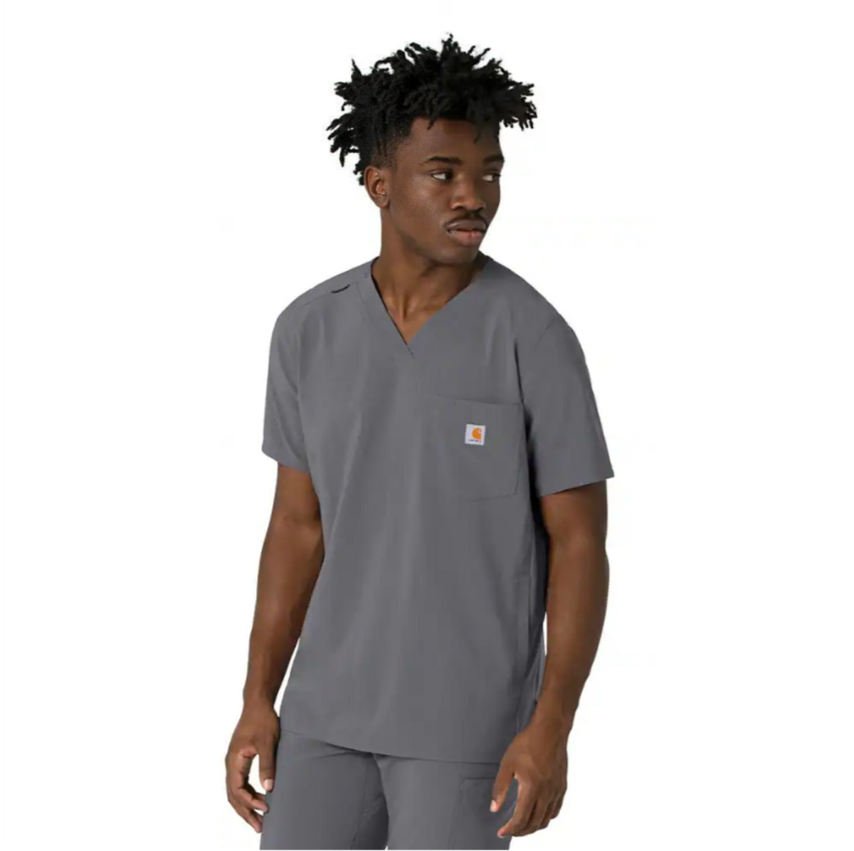 Carhartt Men&#39;s Force Cross Flex V-Neck Scrub Top - Work World - Workwear, Work Boots, Safety Gear