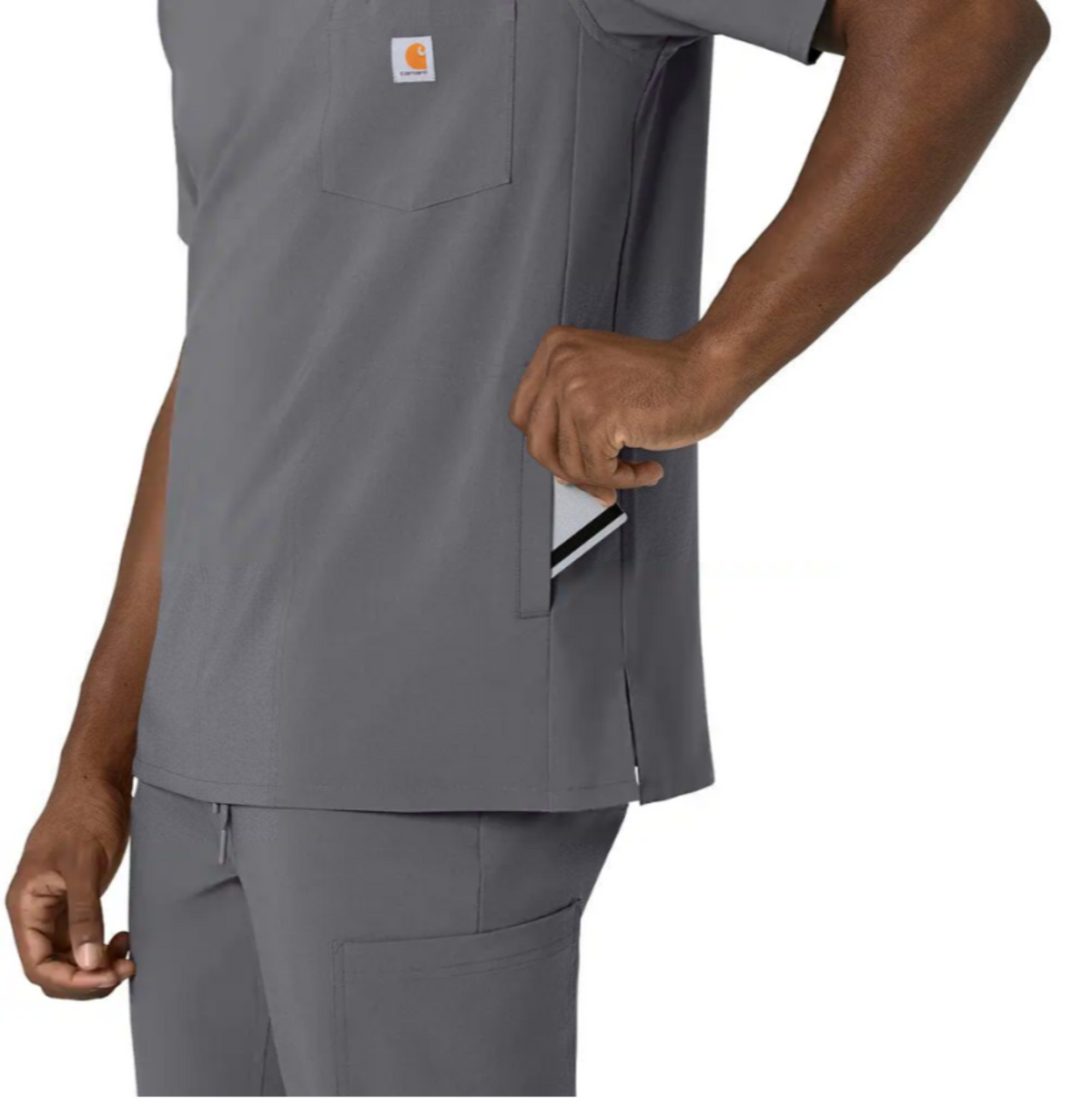 Carhartt Men&#39;s Force Cross Flex V-Neck Scrub Top - Work World - Workwear, Work Boots, Safety Gear