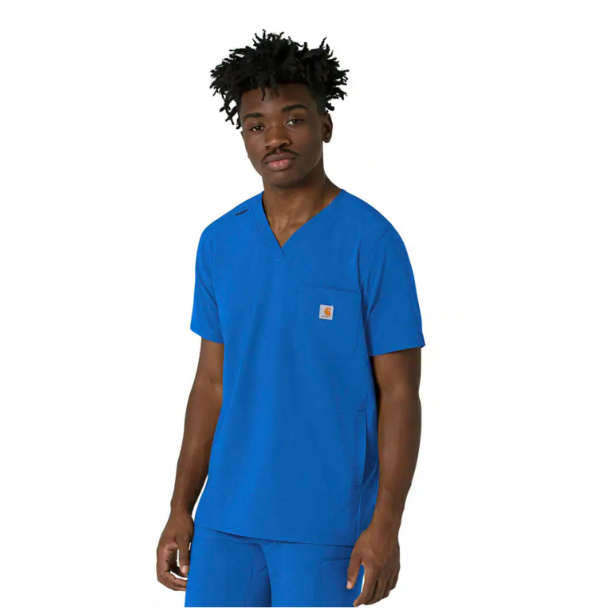 Carhartt Men&#39;s Force Cross Flex V-Neck Scrub Top - Work World - Workwear, Work Boots, Safety Gear