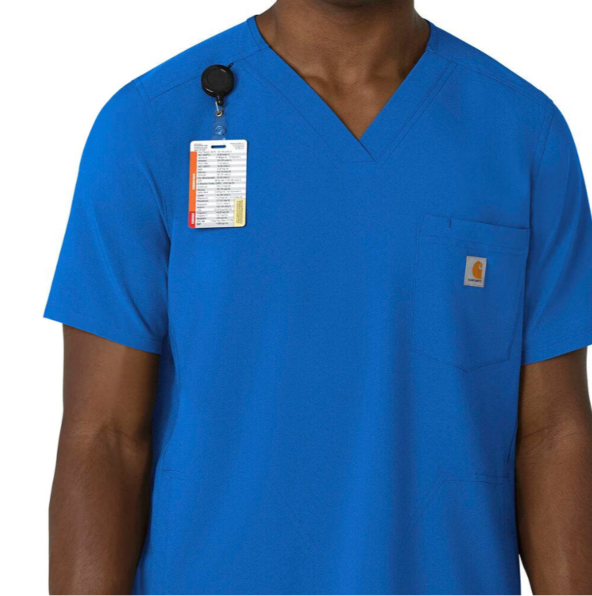 Carhartt Men&#39;s Force Cross Flex V-Neck Scrub Top - Work World - Workwear, Work Boots, Safety Gear