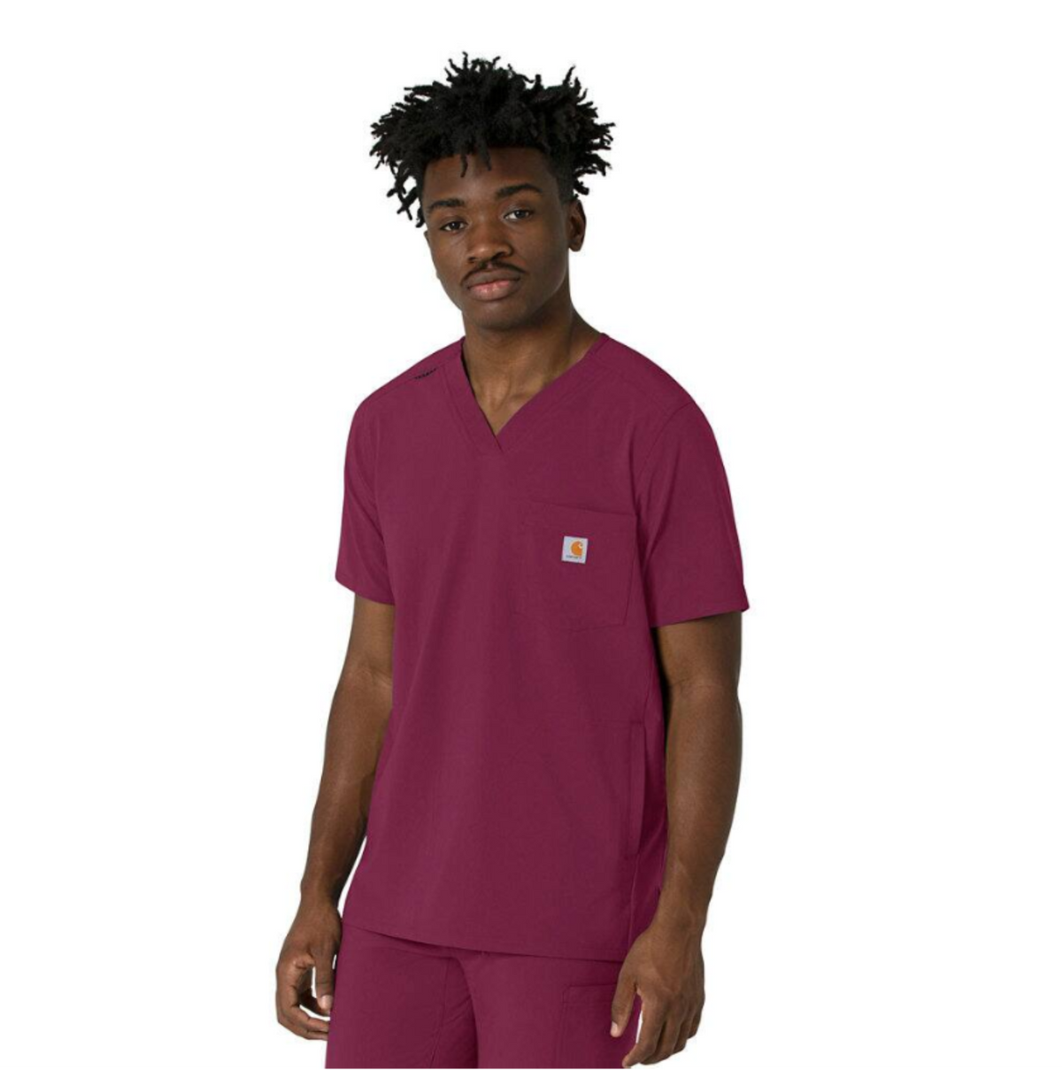 Carhartt Men&#39;s Force Cross Flex V-Neck Scrub Top - Work World - Workwear, Work Boots, Safety Gear