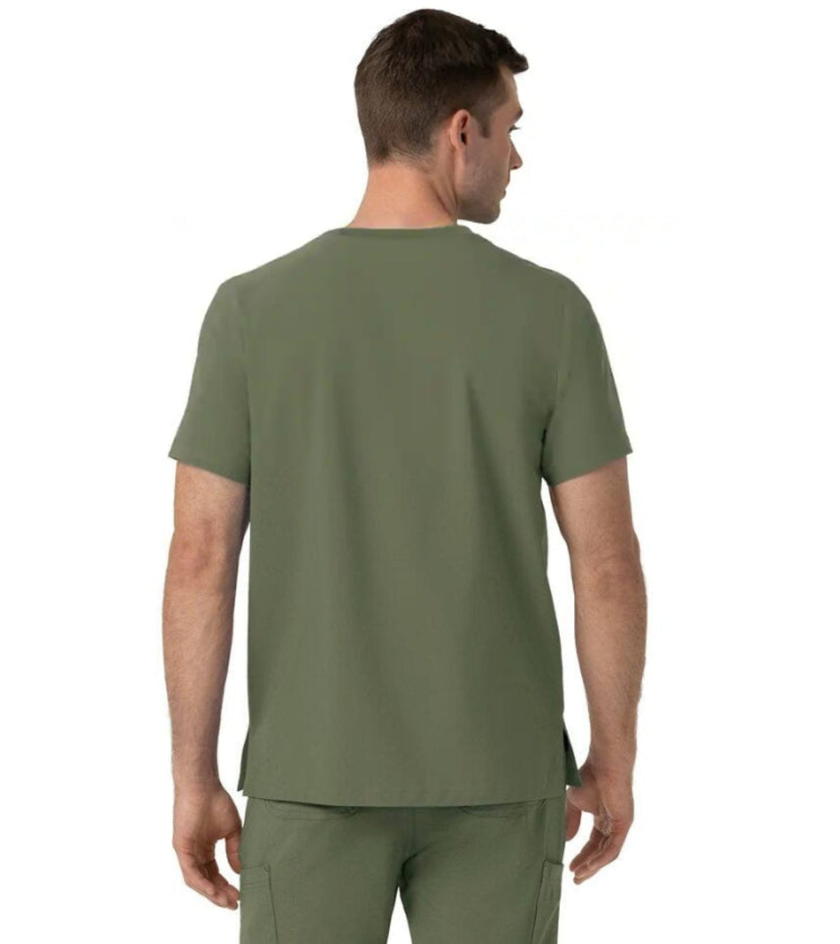 Carhartt Men's Cross Flex Crewneck Pocket Short Sleeve Scrub Top Scrubs Carhartt