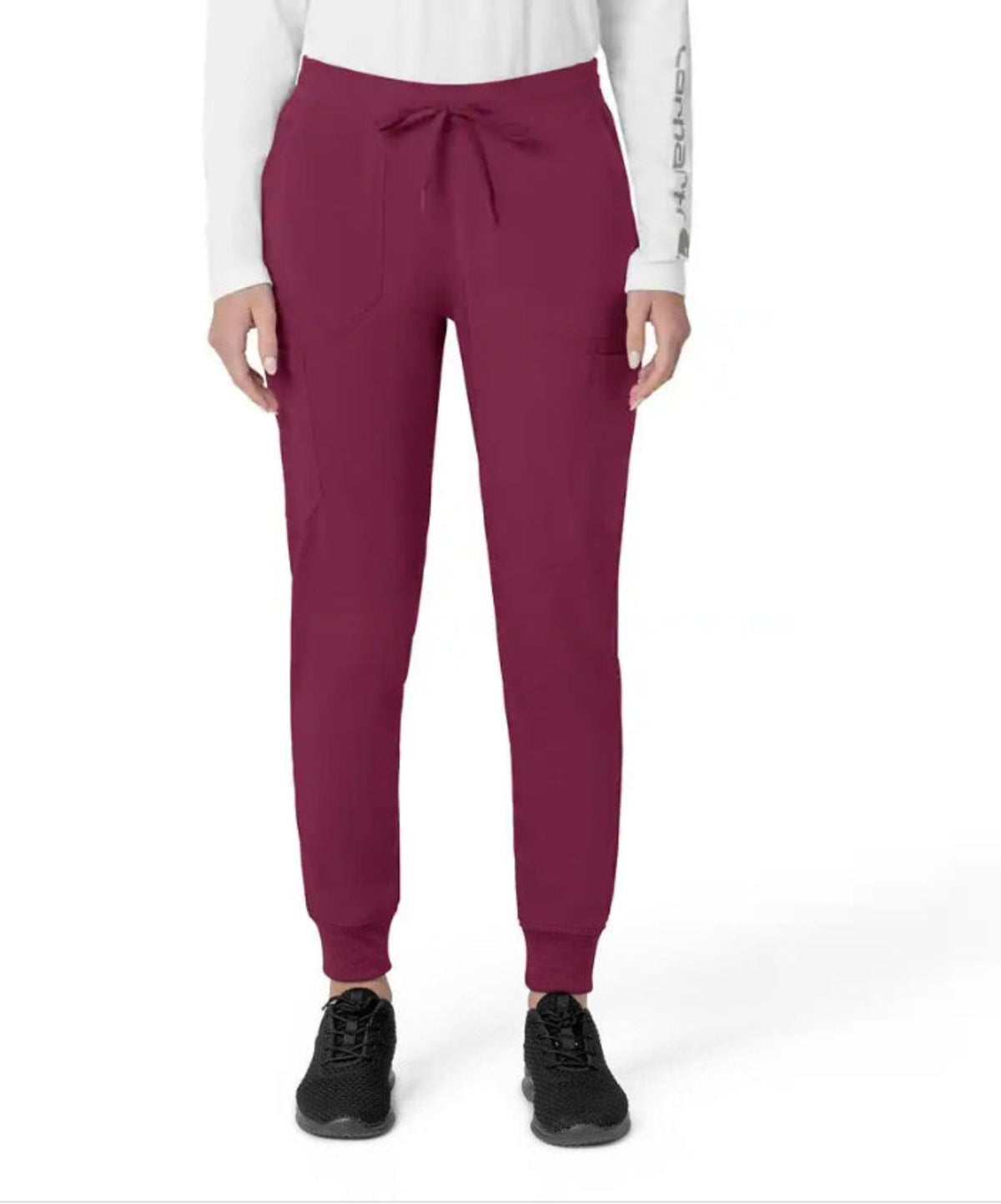 Carhartt Women's Force Cross Flex Jogger Scrub Pant Pants Carhartt Wine 2XL Petite