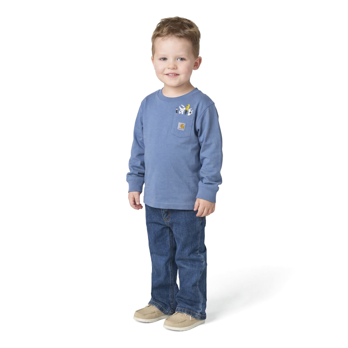 Carhartt Kids' Tool Pocket Graphic Long Sleeve T-Shirt Long Sleeve T-Shirts Carhartt