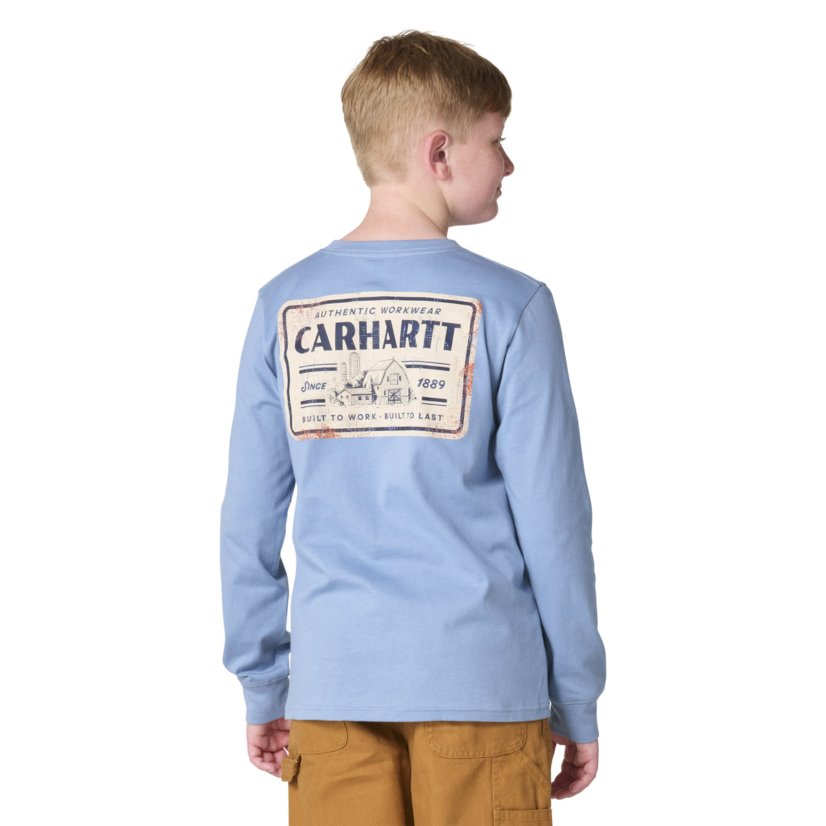 Carhartt Kids' Farm Graphic Pocket Long Sleeve T-Shirt