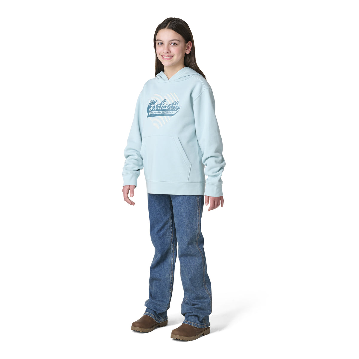 Carhartt Kids' Heart Logo Graphic Hoodie