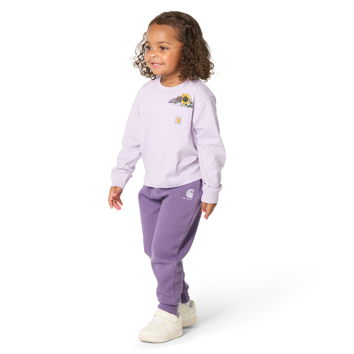 Carhartt Kids' Floral Pocket Long Sleeve T-Shirt