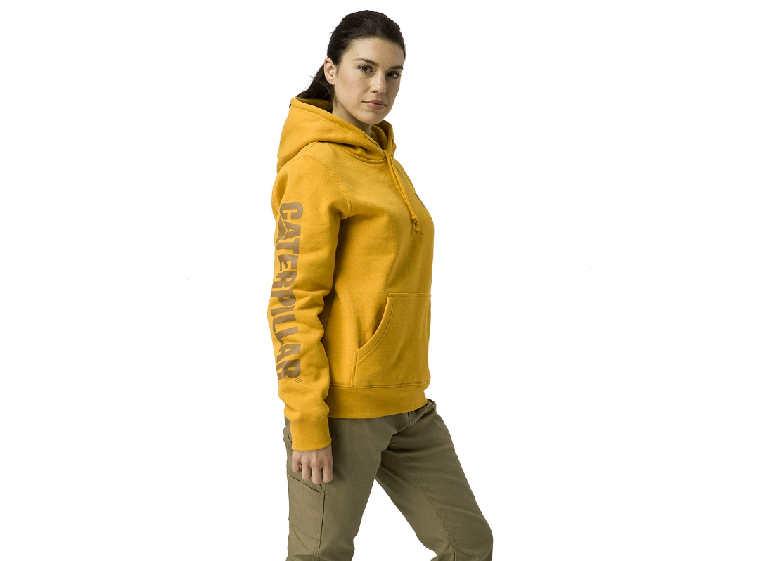 CAT Women&#39;s Trademark Banner Pullover Hoodie - Work World - Workwear, Work Boots, Safety Gear