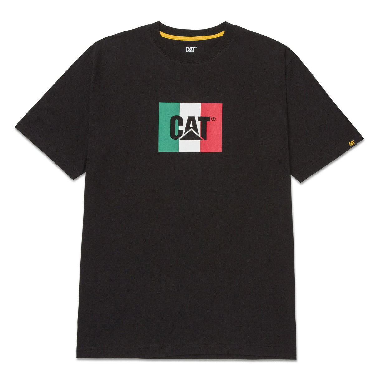 CAT Men's Trademark Short Sleeve T-Shirt T-Shirts CAT Black/Mex 2XL Reg