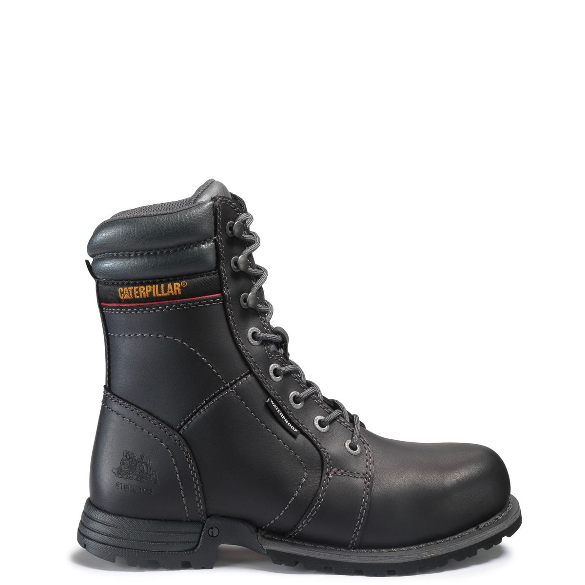 CAT Women&#39;s Echo 8&quot; Waterproof Steel Toe Boot - Work World - Workwear, Work Boots, Safety Gear