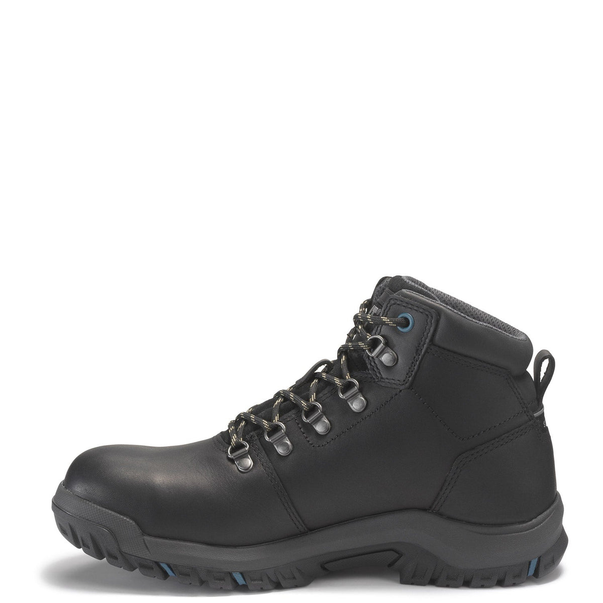 CAT Women's Mae Waterproof Steel Toe Work Boot_Black Work Boots CAT