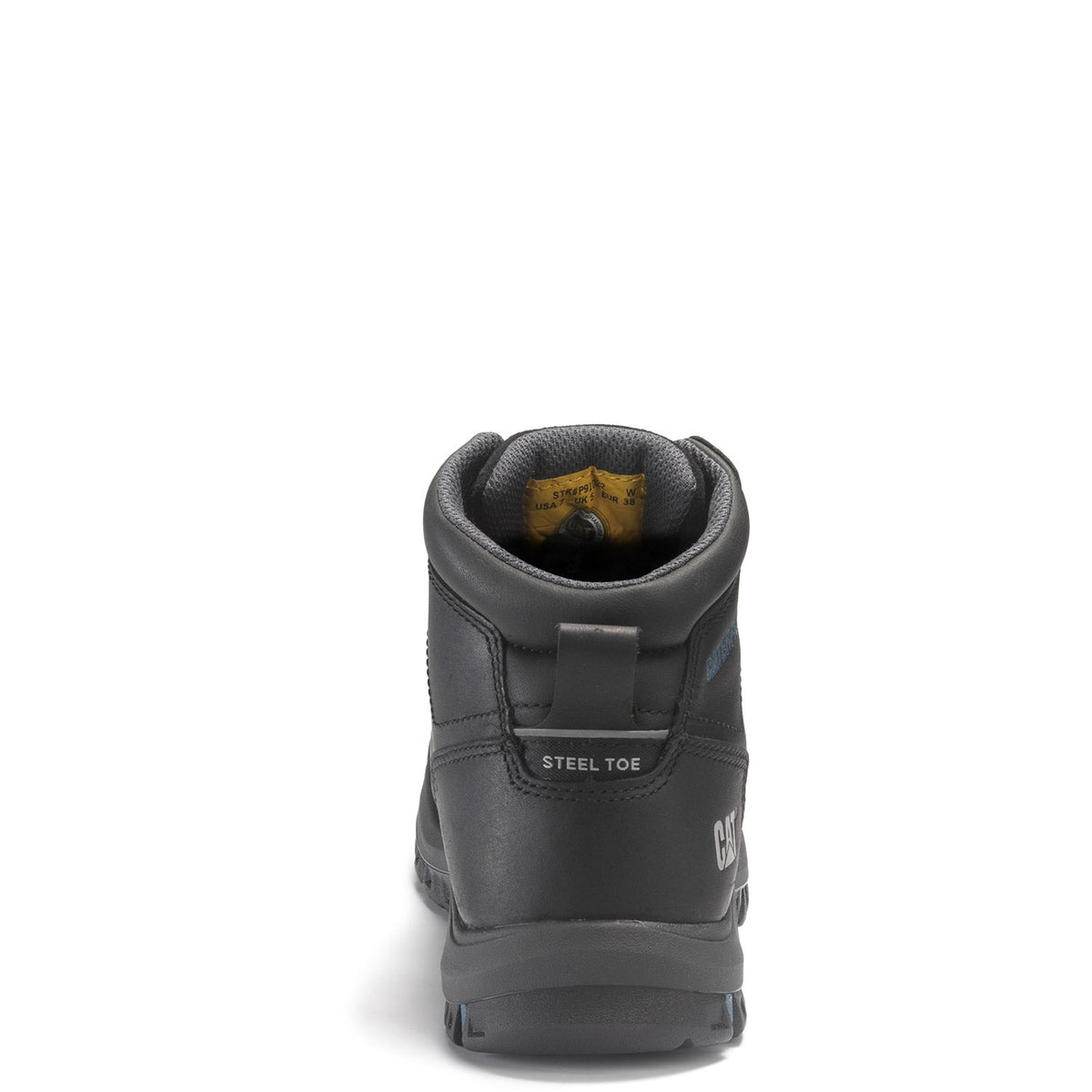 CAT Women's Mae Waterproof Steel Toe Work Boot_Black Work Boots CAT