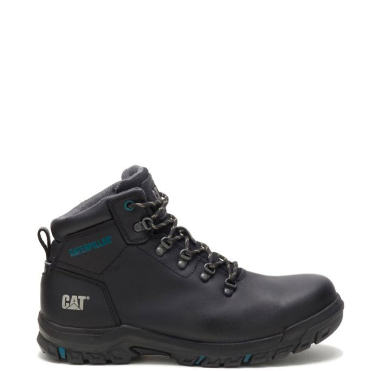 CAT Women's Mae Waterproof Steel Toe Work Boot_Black Work Boots CAT Black 10 M