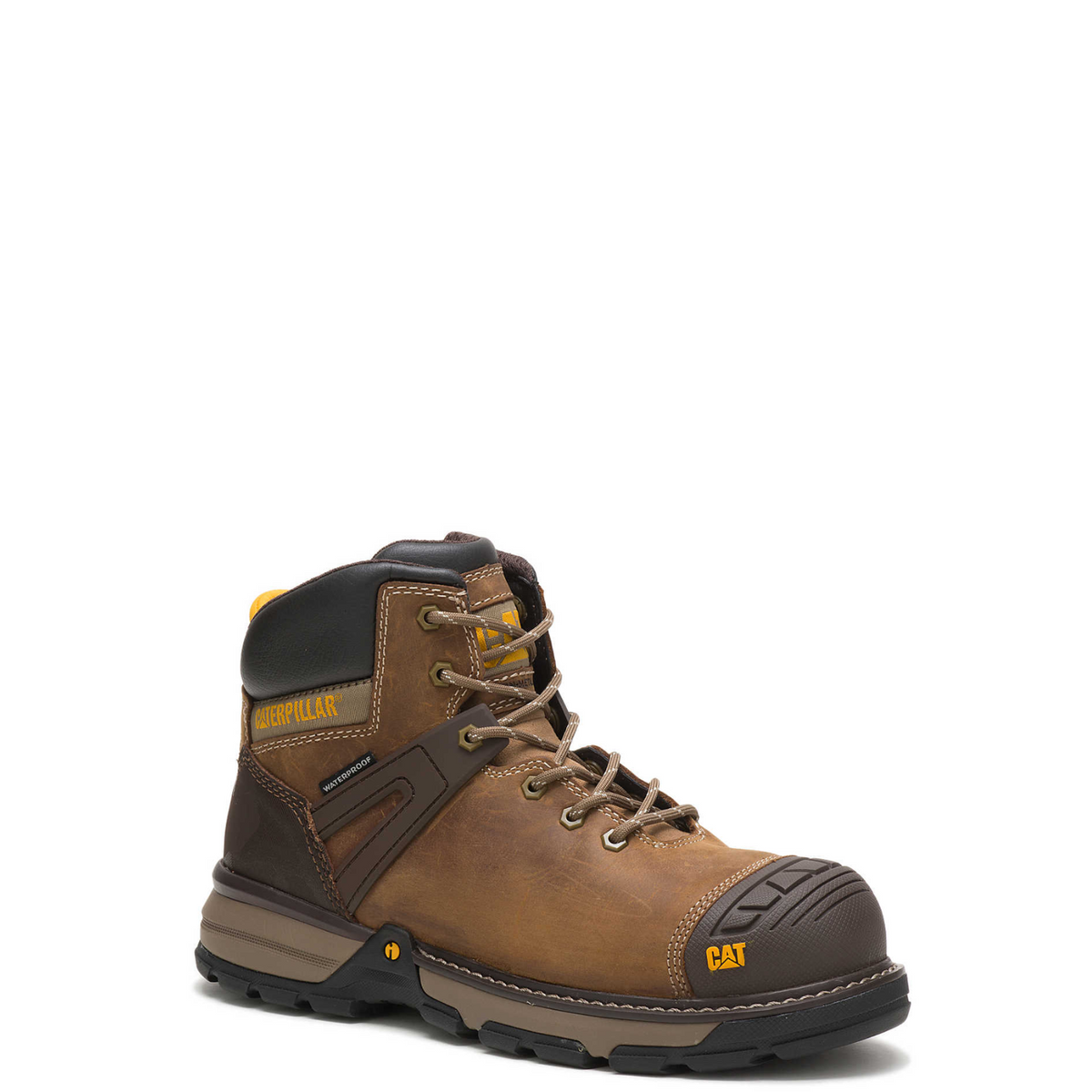 CAT Men's Excavator Superlite 6" Waterproof EH Carbon Comp Toe Work Boot Work Boots CAT