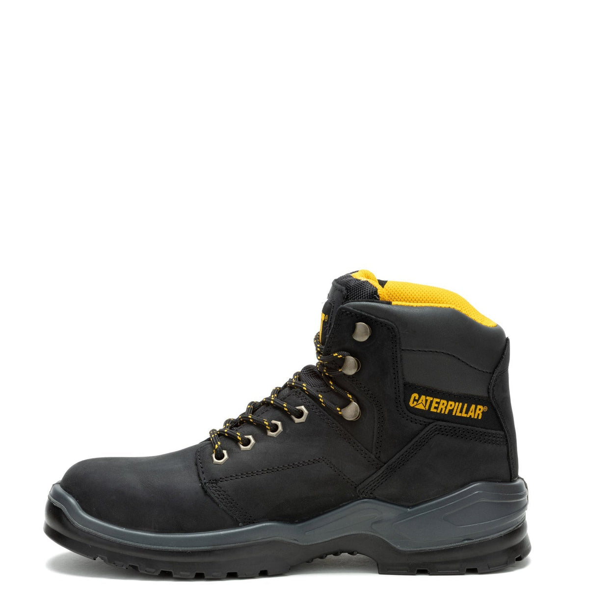 CAT Men's Striver EH 6" Steel Toe Work Boot_Black Work Boots CAT