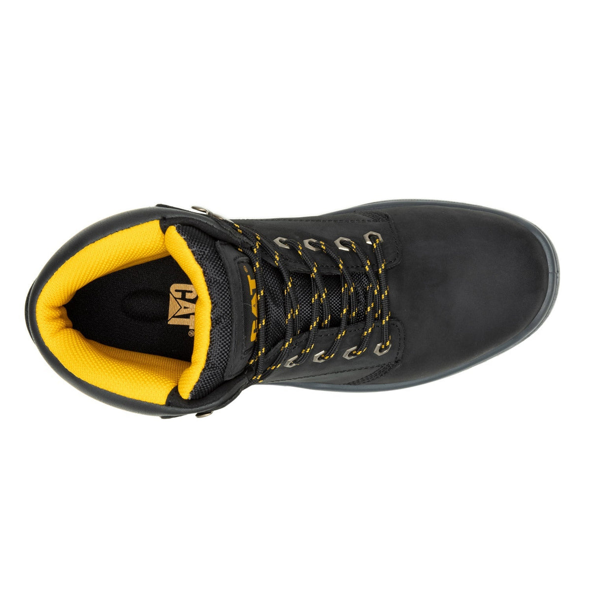 CAT Men's Striver EH 6" Steel Toe Work Boot_Black Work Boots CAT