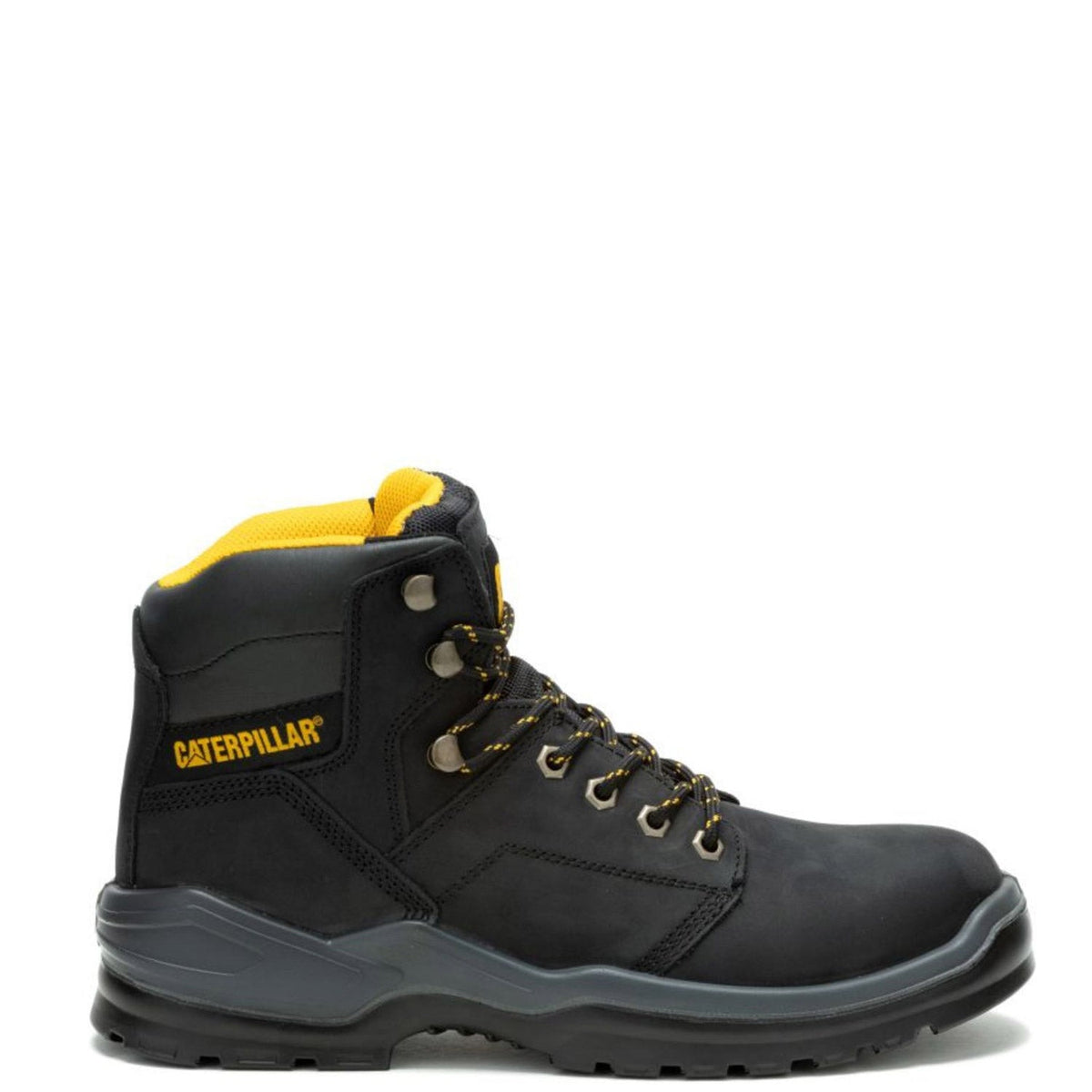 CAT Men's Striver EH 6" Steel Toe Work Boot_Black Work Boots CAT Black 10 M