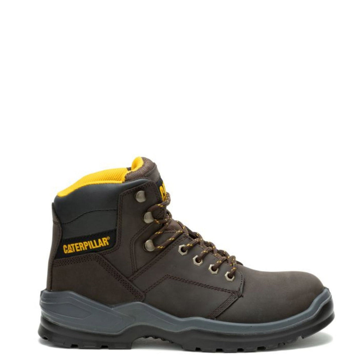 CAT Men's Striver EH 6" Steel Toe Work Boot_Brown Work Boots CAT Brown 10 M