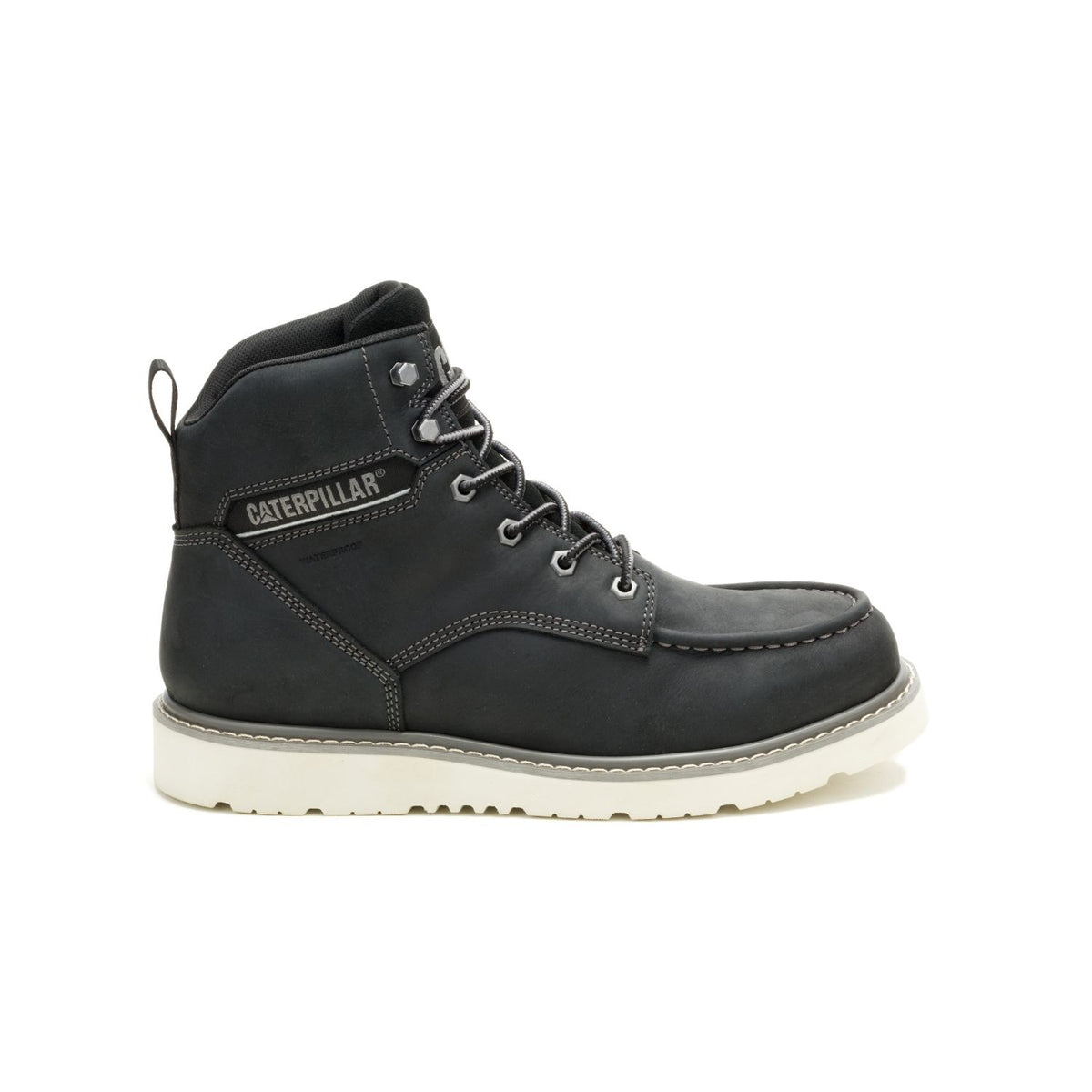 CAT Men's Reclaimer Wedge Waterproof Work Boot Work Boots CAT Black 10 M