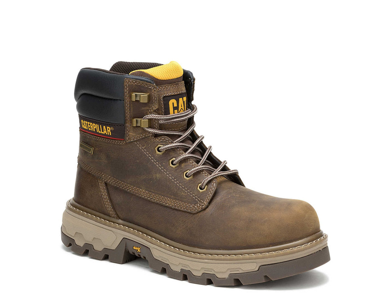 CAT Men's Colorado Equip Waterproof 6" EH Comp Toe Work Book Work Boots CAT