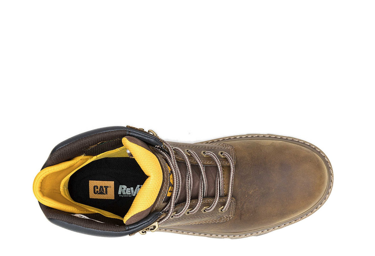 CAT Men's Colorado Equip Waterproof 6" EH Comp Toe Work Book Work Boots CAT
