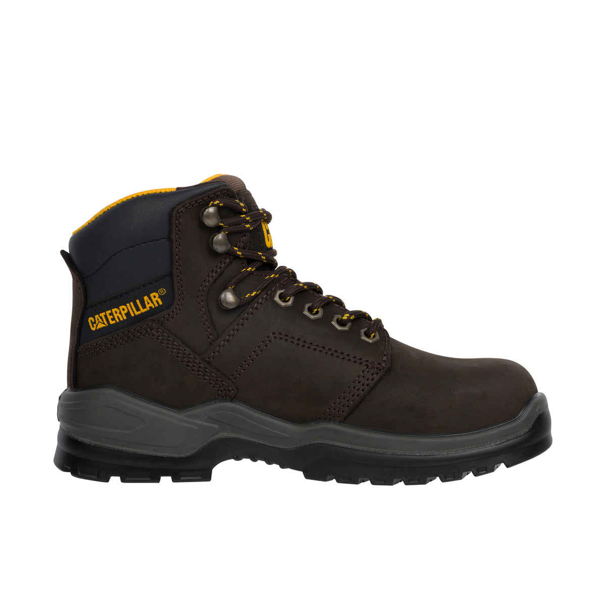 CAT Women's Striver Steel Toe Work Boot Work Boots CAT Brown 10 M