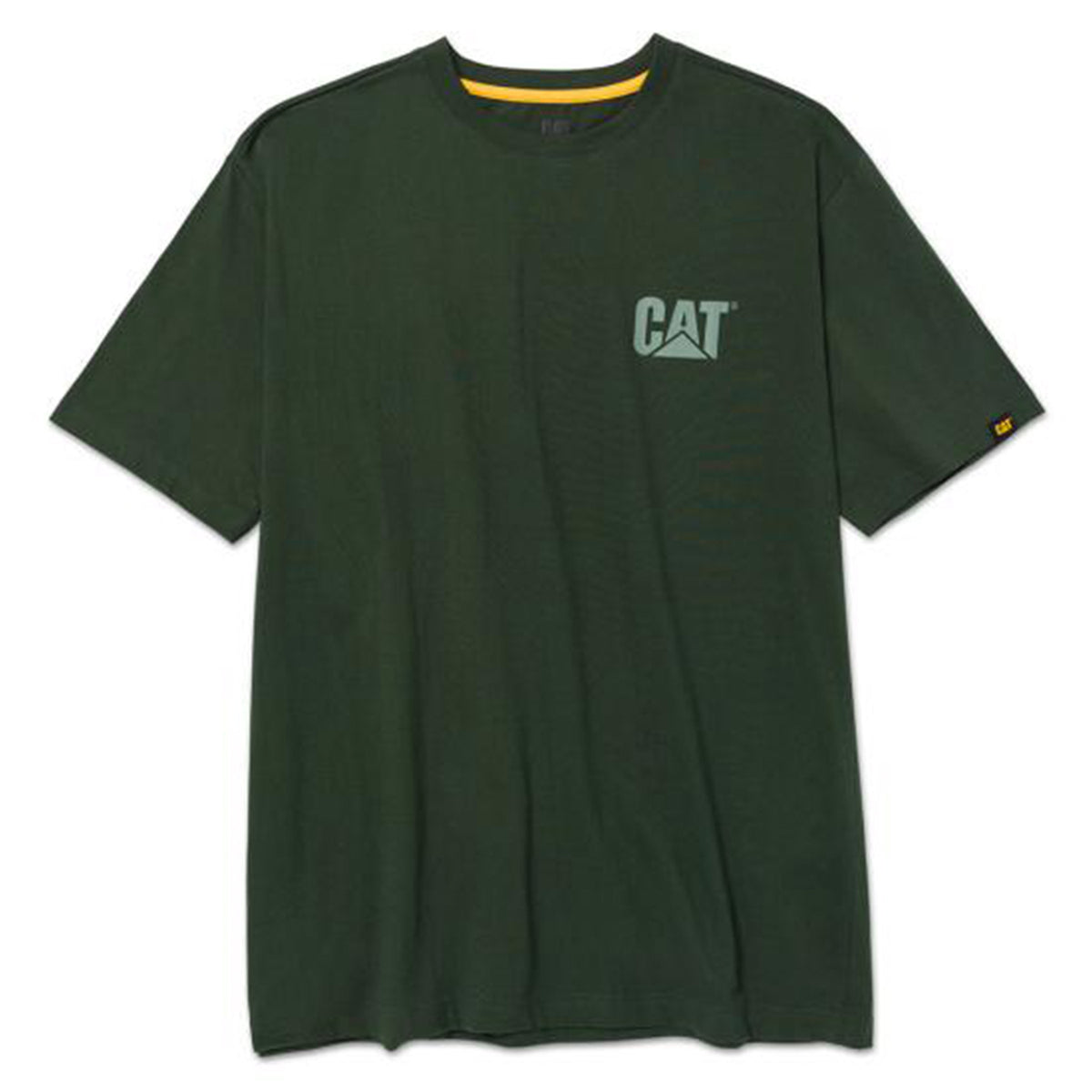 CAT Men's Trademark T-Shirt T-Shirts CAT Forest Green 2XL Reg