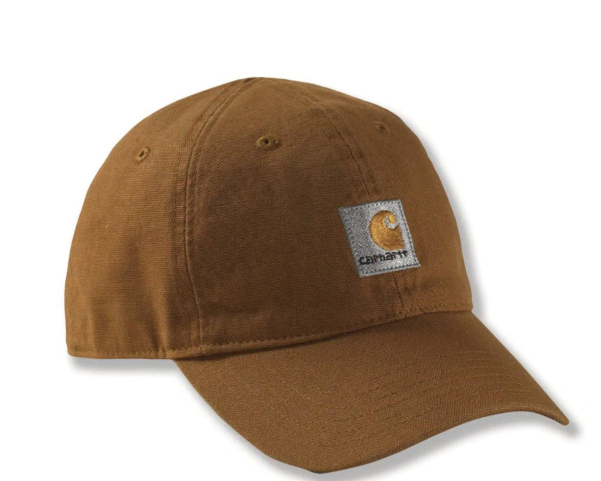 Carhartt Kids' Signature Canvas Cap Hats & Caps Carhartt Carhartt Brown Infant