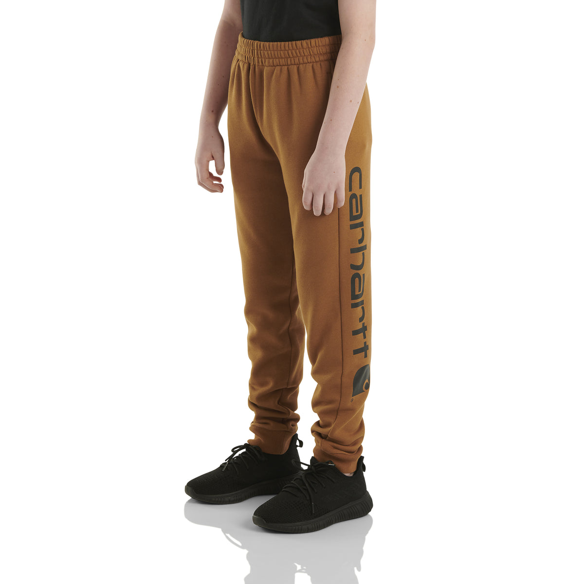 Carhartt Kids' Fleece Logo Leg Drawstring Sweatpant Pants Carhartt