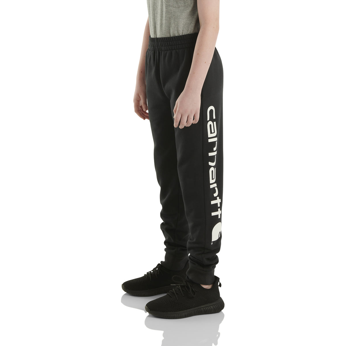 Carhartt Kids' Fleece Logo Leg Drawstring Sweatpant Pants Carhartt