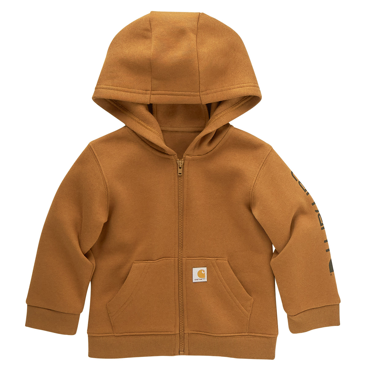 Carhartt Kids' Logo Sleeve Full-Zip Hoodie