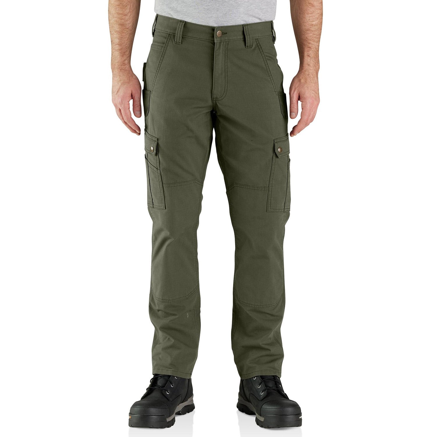 Carhartt Men's Rugged Flex® Ripstop Cargo Work Pant_Basil - Work World - Workwear, Work Boots, Safety Gear