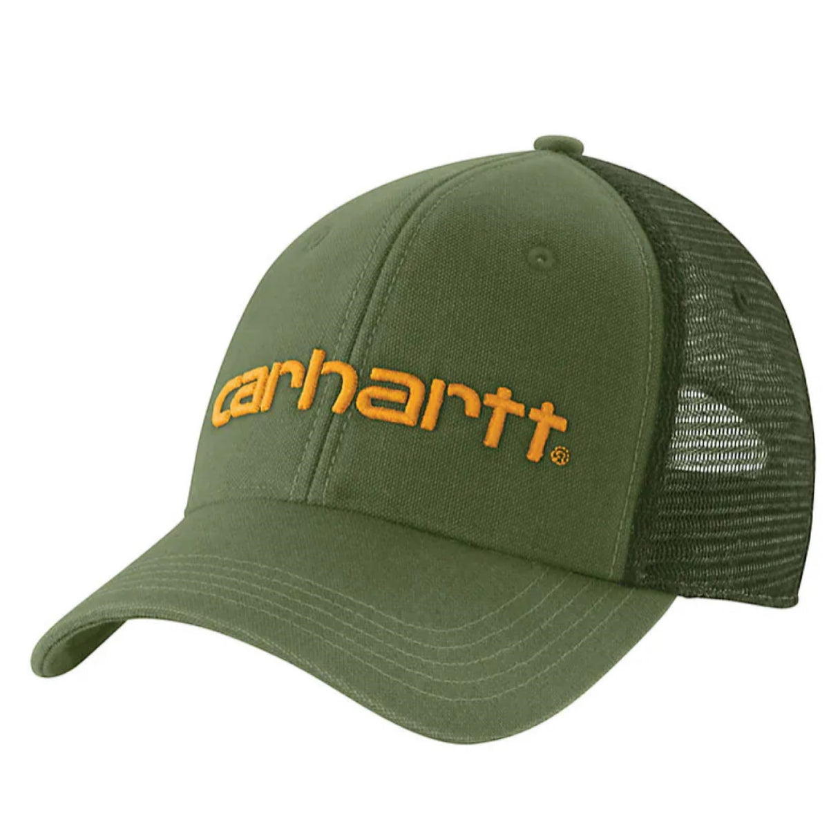 Carhartt Canvas Mesh-Back Logo Graphic Cap - Work World - Workwear, Work Boots, Safety Gear