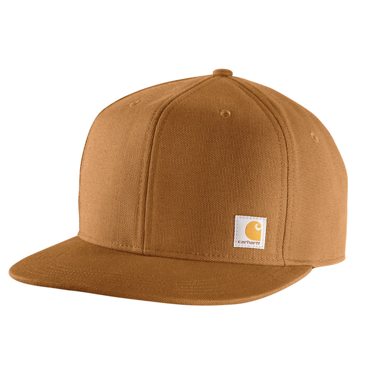 Carhartt Men&#39;s Firm Duck Flat Brim Cap - Work World - Workwear, Work Boots, Safety Gear