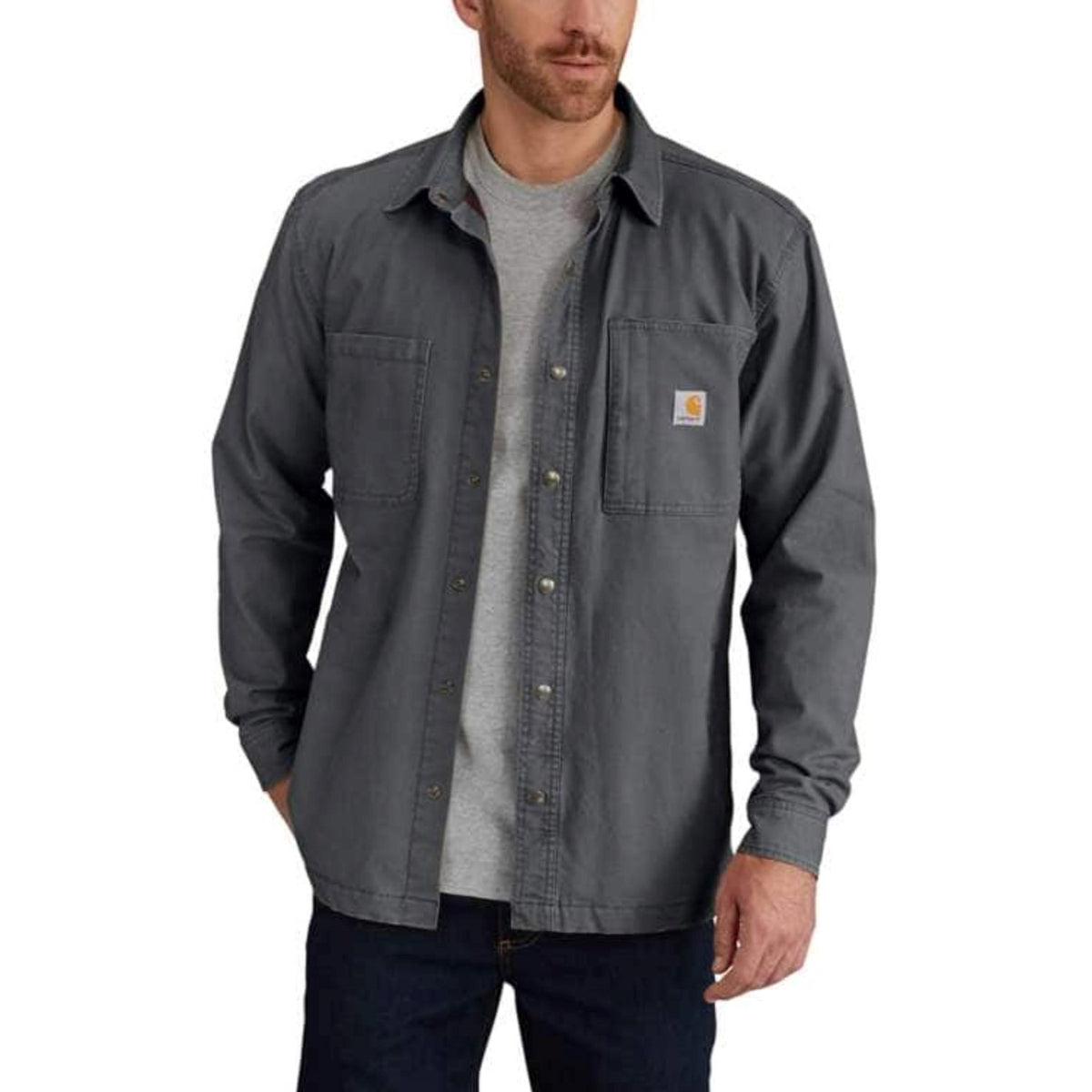 Carhartt Men&#39;s Rugged Flex Rigby Shirt Jac - Work World - Workwear, Work Boots, Safety Gear