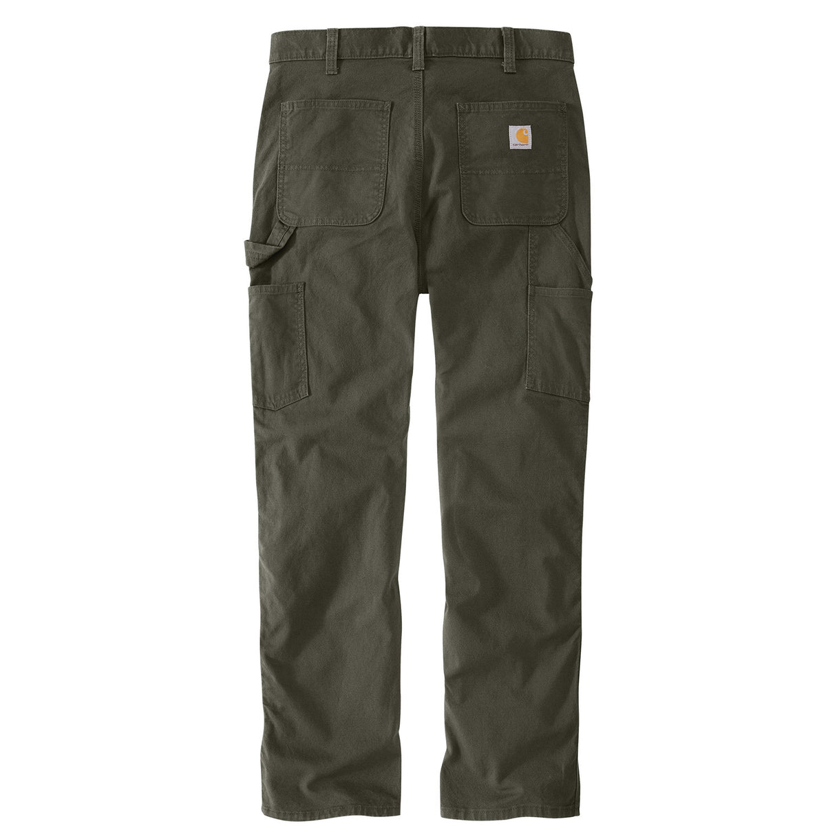 Carhartt Men&#39;s Rugged Flex® Relaxed Fit Double-Front Duck Pant_Moss - Work World - Workwear, Work Boots, Safety Gear